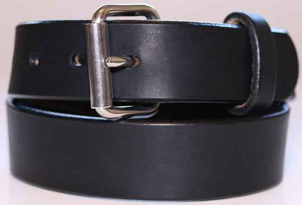 Everyday Men's Belt - Leather - Plain - Black/Brown - Size 28-70 - Lifetime Warranty
