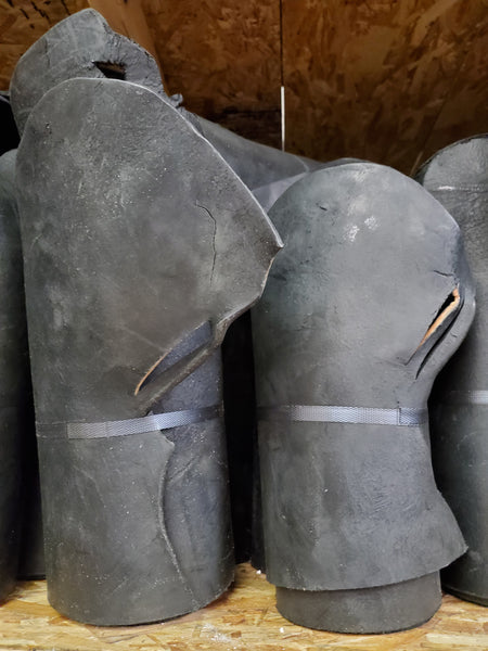 Leather Roll and Strap Ends - Black/Brown - Email or Call for Quote