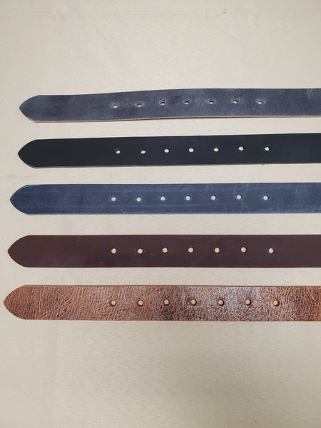 Dog Collar - Leather - 1.25" Wide - 4 Colors - Size 14 - 30 - Lifetime Warranty